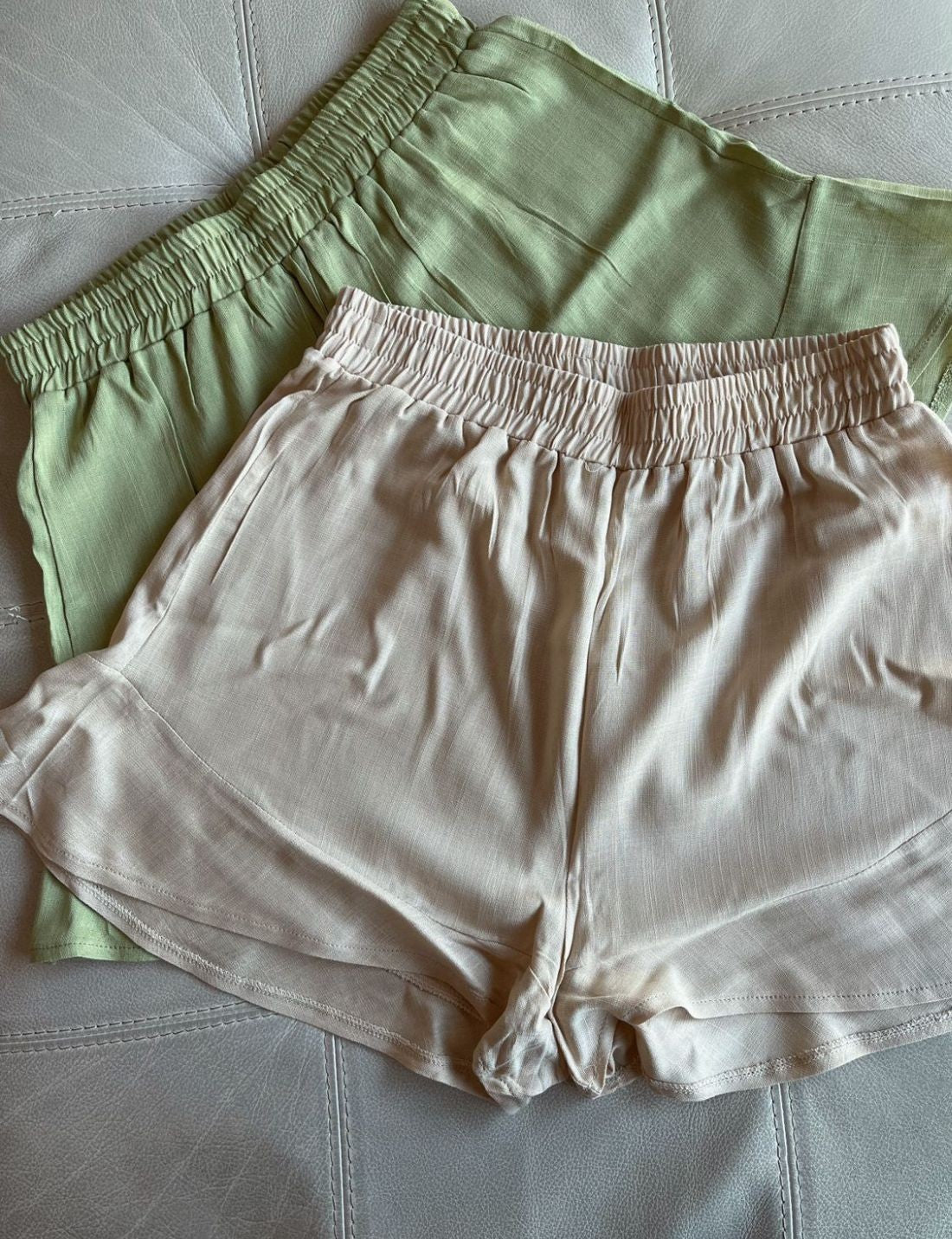 SHORT CIELO LINO