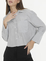 CAMISA PARIS CROP RAYAS