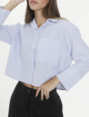 CAMISA PARIS CROP RAYAS