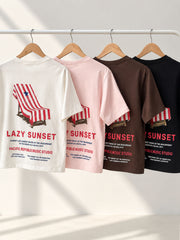 REMERA LAZY SUNSET