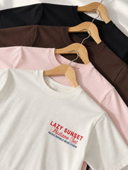 REMERA LAZY SUNSET